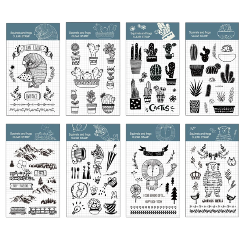 Northern Europe cactus transparent silicone clear stamp for scrapbooking album DIY craft decoration rubber stamp stationery
Northern Europe cactus transparent silicone clear stamp for scrapbooking album DIY craft decoration rubber stamp stationery