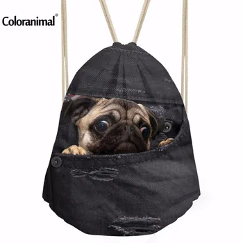 Coloranimal Fashion Women Drawstring Bag Black Denim Dog Print Storage Bag Soft Beach Bags Kids Boys Girls Daily Sack Backpacks
Coloranimal Fashion Women Drawstring Bag Black Denim Dog Print Storage Bag Soft Beach Bags Kids Boys Girls Daily Sack Backpacks