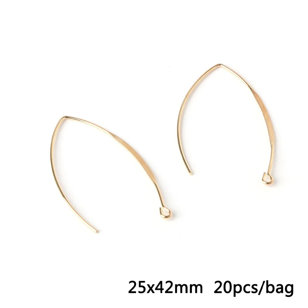 20pcs Simple Copper Ear Hook Ear Stud StylishEar Electroplating Gold Silver Rhodium Hook Finding For DIY Earring Jewelry Making
20pcs Simple Copper Ear Hook Ear Stud StylishEar Electroplating Gold Silver Rhodium Hook Finding For DIY Earring Jewelry Making