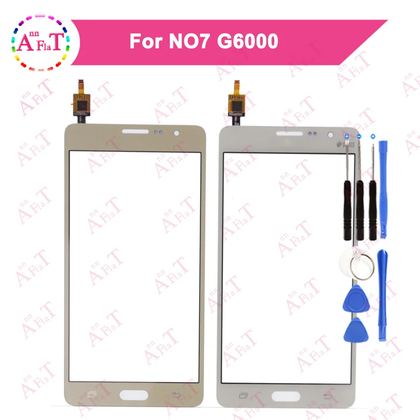 

For Samsung Galaxy On5 G5500 G550 5.0" and On7 G6000 SM-G6000 Touch Screen Digitizer Sensor Outer Glass Lens Panel 3m glue