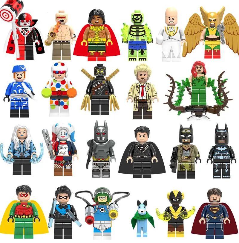 24pcs DC Collection Batman Constantine Ivy Hawkgirl Condiment King Polka-Dot Nightwing Hero Figure
24pcs DC Collection Batman Constantine Ivy Hawkgirl Condiment King Polka-Dot Nightwing Hero Figure