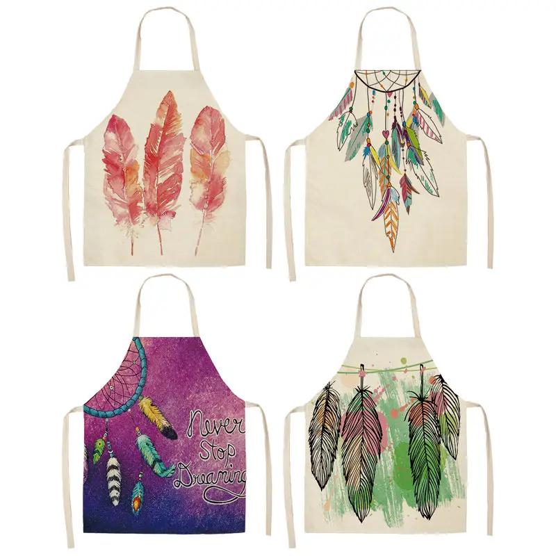 1Pcs Feather Pattern Kitchen Aprons Dinner Party BBQ Cooking Waist Bib Cotton Linen Funny Pinafore Cleaning Tools 53*65cm A1046
1Pcs Feather Pattern Kitchen Aprons Dinner Party BBQ Cooking Waist Bib Cotton Linen Funny Pinafore Cleaning Tools 53*65cm A1046