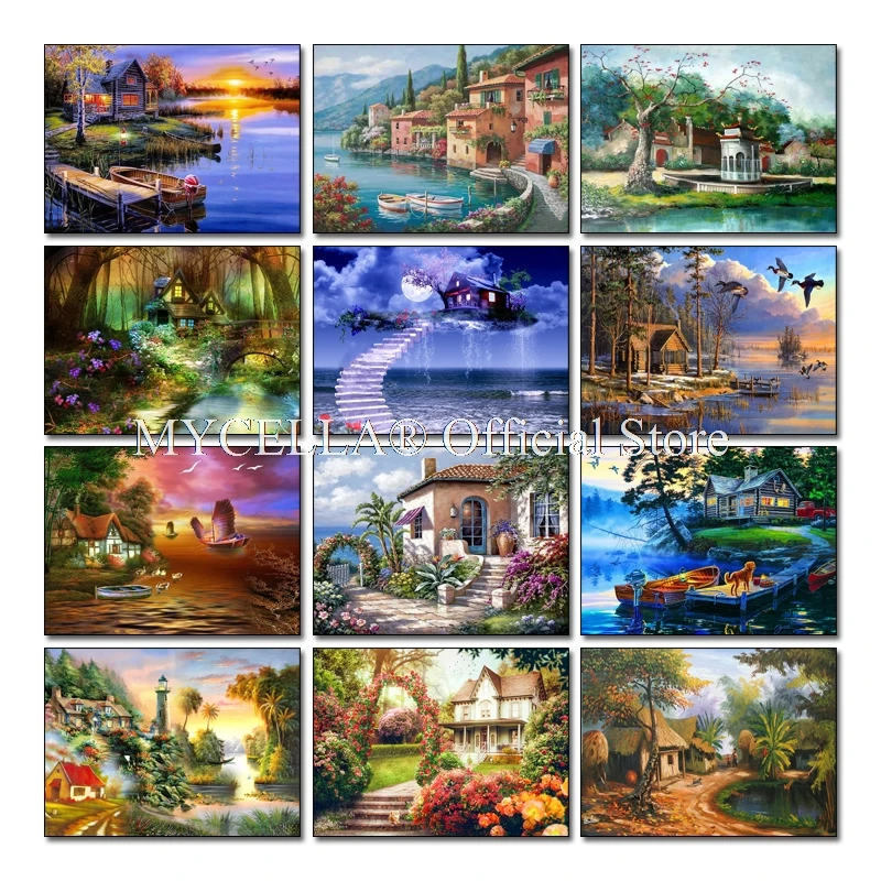 5D DIY Full Drill Diamond Painting Cross Stitch Sunset Sea Scenery Embroidery Rhinestones Mosaic Home Decor Landscape Garden
5D DIY Full Drill Diamond Painting Cross Stitch Sunset Sea Scenery Embroidery Rhinestones Mosaic Home Decor Landscape Garden
