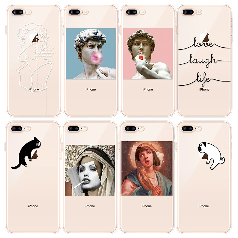 Cover For iPhone X 6 6s S 7 Plus Fundas For iPhone 8 Plus 4 4S 5 5S SE 5C Coque For iPhone Xs Max XR 7plus TPU Couple David Case
Cover For iPhone X 6 6s S 7 Plus Fundas For iPhone 8 Plus 4 4S 5 5S SE 5C Coque For iPhone Xs Max XR 7plus TPU Couple David Case