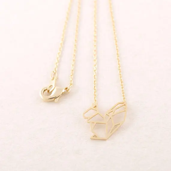 Wholesale Newest Arrival Origami Squirrel Necklace--12PCS/Lot Factory Direct Sale
Wholesale Newest Arrival Origami Squirrel Necklace--12PCS/Lot Factory Direct Sale