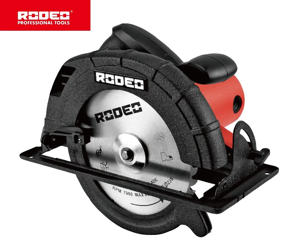 RODEO CS2100 Circular Saw 220V 235mm 2100W Woodworking Power Tools Portable Saw
RODEO CS2100 Circular Saw 220V 235mm 2100W Woodworking Power Tools Portable Saw