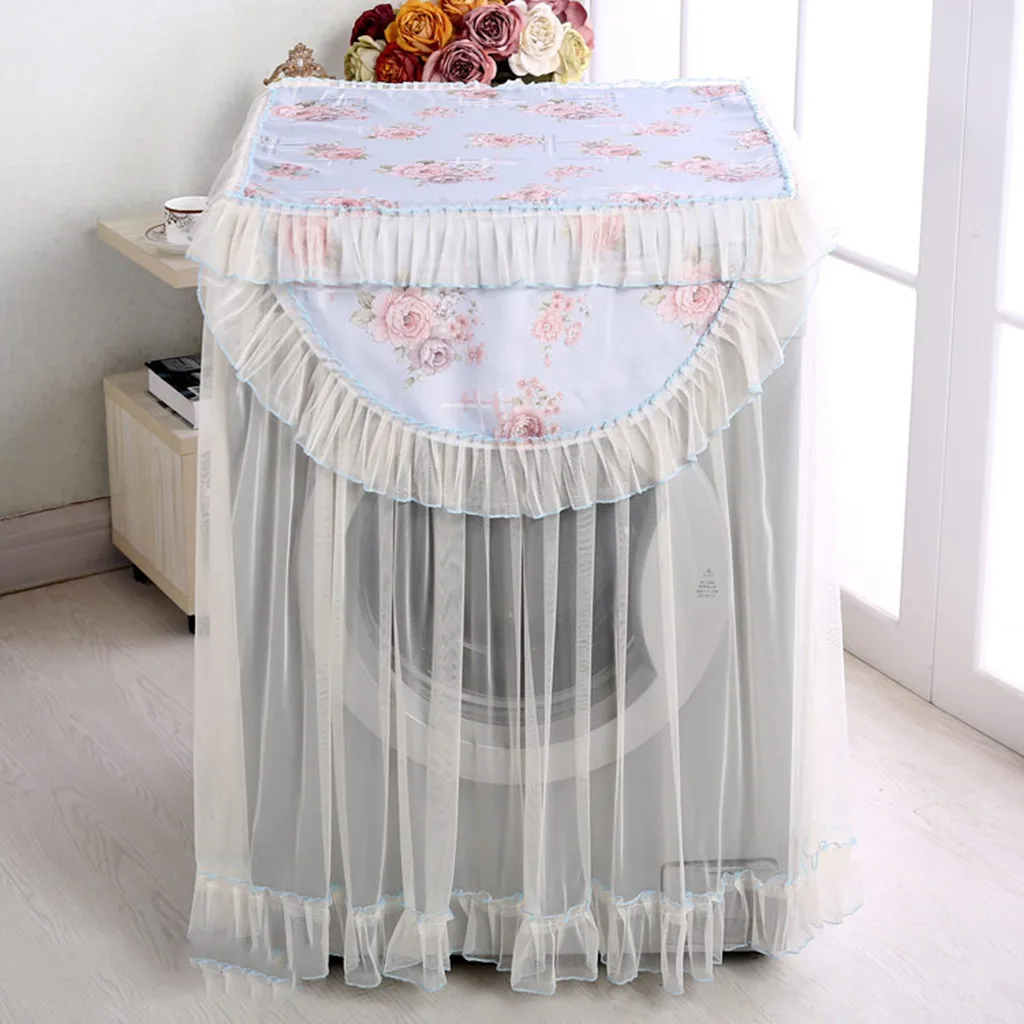 Elegant style blue Lace Ruffle Floral Washing Machine Dust Cover Protection Front Durable Soft Home Housekeeping and Organizers
Elegant style blue Lace Ruffle Floral Washing Machine Dust Cover Protection Front Durable Soft Home Housekeeping and Organizers