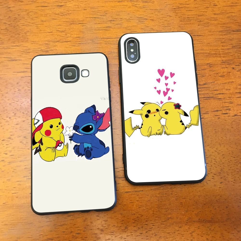 Мультяшный Ститч чехол для телефона iphone 5 6 7 8 6s plus 7plus 8plus силиконовый мягкий ТПУ X XR