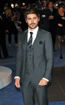 New Arrival Groom Tuxedo Dark Grey Groomsmen Notch Lapel Wedding/Dinner Suits Best Man Bridegroom (Jacket+Pants+Tie+Vest)B305
New Arrival Groom Tuxedo Dark Grey Groomsmen Notch Lapel Wedding/Dinner Suits Best Man Bridegroom (Jacket+Pants+Tie+Vest)B305