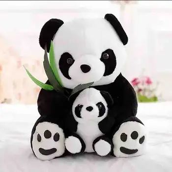 Sitting Mother and Baby Panda Plush Toys Stuffed Panda Dolls Soft Pillows kids toys Good Quality Free Shipping
Sitting Mother and Baby Panda Plush Toys Stuffed Panda Dolls Soft Pillows kids toys Good Quality Free Shipping