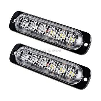 2pcs white amber squad car Engineering ambulance External Car-styling led Strobe Emergency Warning Light
2pcs white amber squad car Engineering ambulance External Car-styling led Strobe Emergency Warning Light