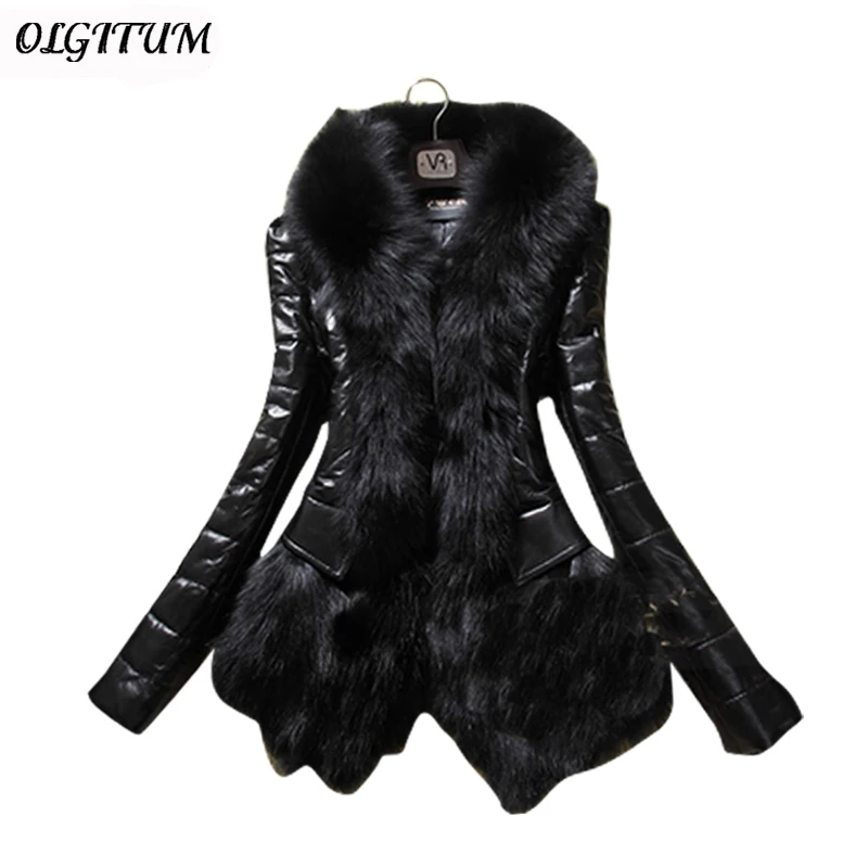 2019 Fashion Winter Warm Coat Women Faux Fur Coat Leather Outerwear Long Section Parkas Jackets Black
2019 Fashion Winter Warm Coat Women Faux Fur Coat Leather Outerwear Long Section Parkas Jackets Black