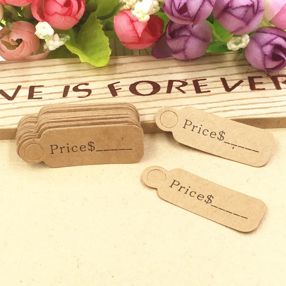 free shipping 100 pcs 4.5x1.5cm price tag Kraft paper Gift tag DIY kraft label paper
free shipping 100 pcs 4.5x1.5cm price tag Kraft paper Gift tag DIY kraft label paper