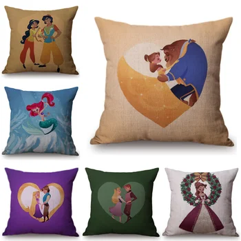 Cute Princess Print Home Decorative Cushion Cover Beautiful Nordic Girls Valentine Gift Cotton Linen Car Sofa Throw Pillow Cover
Cute Princess Print Home Decorative Cushion Cover Beautiful Nordic Girls Valentine Gift Cotton Linen Car Sofa Throw Pillow Cover
