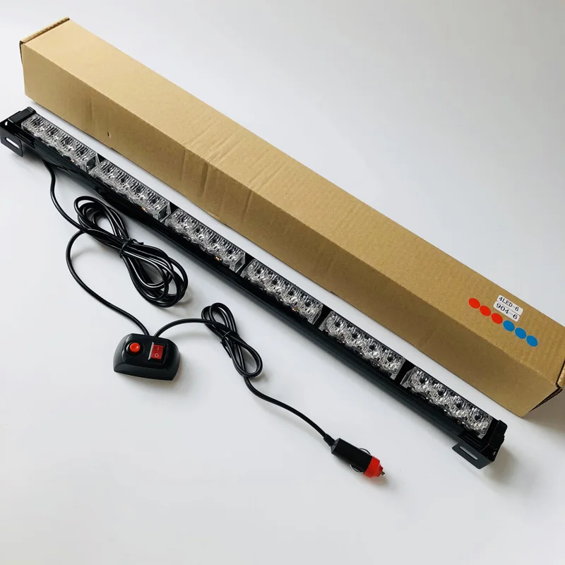 1x 24 led Car flash light bar Police Emergency warning led bar Day driving strobe light beacon signal Caution Fog safety lamp
1x 24 led Car flash light bar Police Emergency warning led bar Day driving strobe light beacon signal Caution Fog safety lamp