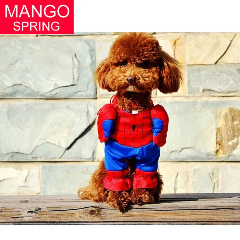 2018 Pet Dogs Cats Spiderman Clothing with Cape Costume Party Clothes Cosplay outfit
2018 Pet Dogs Cats Spiderman Clothing with Cape Costume Party Clothes Cosplay outfit