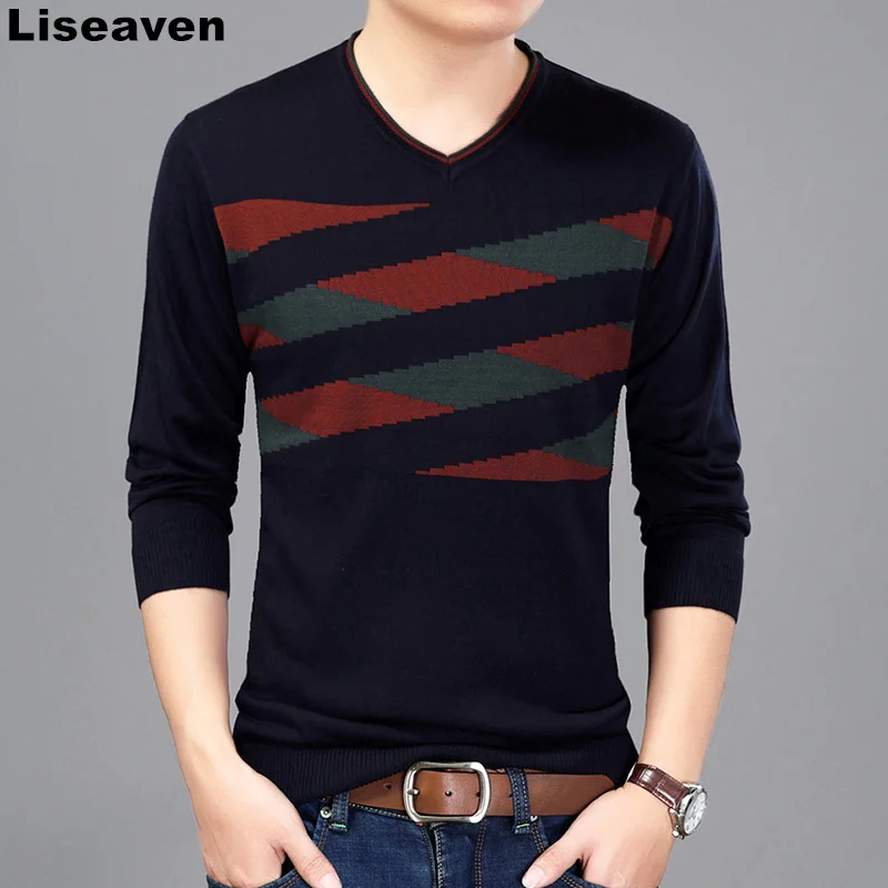 Liseaven Fashion Men's T Shirt Casual Patchwork Long Sleeve Knitted T Shirt Men Clothing Casual Slim Fit Top Tees
Liseaven Fashion Men's T Shirt Casual Patchwork Long Sleeve Knitted T Shirt Men Clothing Casual Slim Fit Top Tees