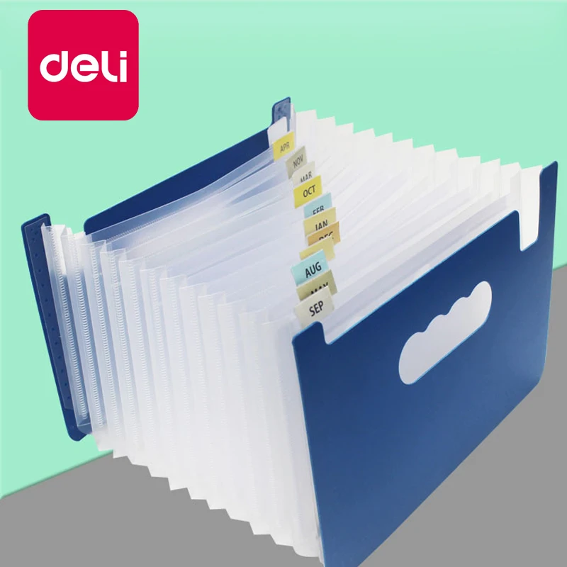 Deli 5PCS 14 Pockets Expanding Files Folder A5 Transparent File Organizer Portable Accordion Folder High Capacity Stationery
Deli 5PCS 14 Pockets Expanding Files Folder A5 Transparent File Organizer Portable Accordion Folder High Capacity Stationery