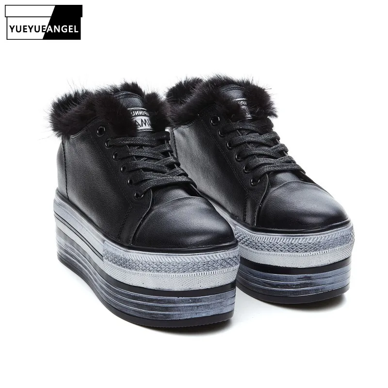 2019 Winter Increasing Wedges Pumps Women Brand Fur Genuine Leather Casual Platform Shoes Designer Hip Hop Retro Black Sneakers
2019 Winter Increasing Wedges Pumps Women Brand Fur Genuine Leather Casual Platform Shoes Designer Hip Hop Retro Black Sneakers