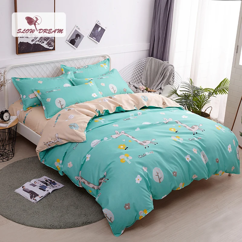 SlowDream Forest Bedding Set Nordic Style Bed Linen Euro Bedspread Double Bed Flat Shet Pillowcase 3/4pcs Bedclothes Duvet Cover
SlowDream Forest Bedding Set Nordic Style Bed Linen Euro Bedspread Double Bed Flat Shet Pillowcase 3/4pcs Bedclothes Duvet Cover