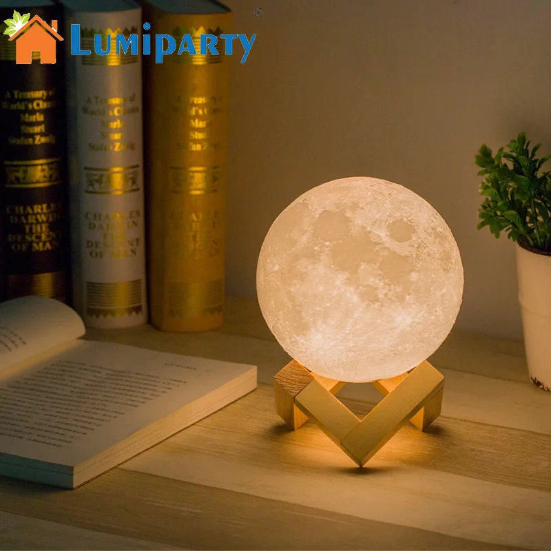 Simulation 3 LEDs USB Rechargeable Moonlight Desk Lamp with Wood Base 3D Moon Night Light
Simulation 3 LEDs USB Rechargeable Moonlight Desk Lamp with Wood Base 3D Moon Night Light