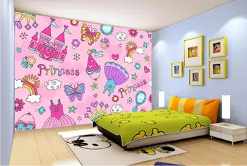 3D wallpaper/custom photo wall paper/Pink princess prince/TV/sofa/Bedding/KTV/Hotel/living room/Children 
3D wallpaper/custom photo wall paper/Pink princess prince/TV/sofa/Bedding/KTV/Hotel/living room/Children