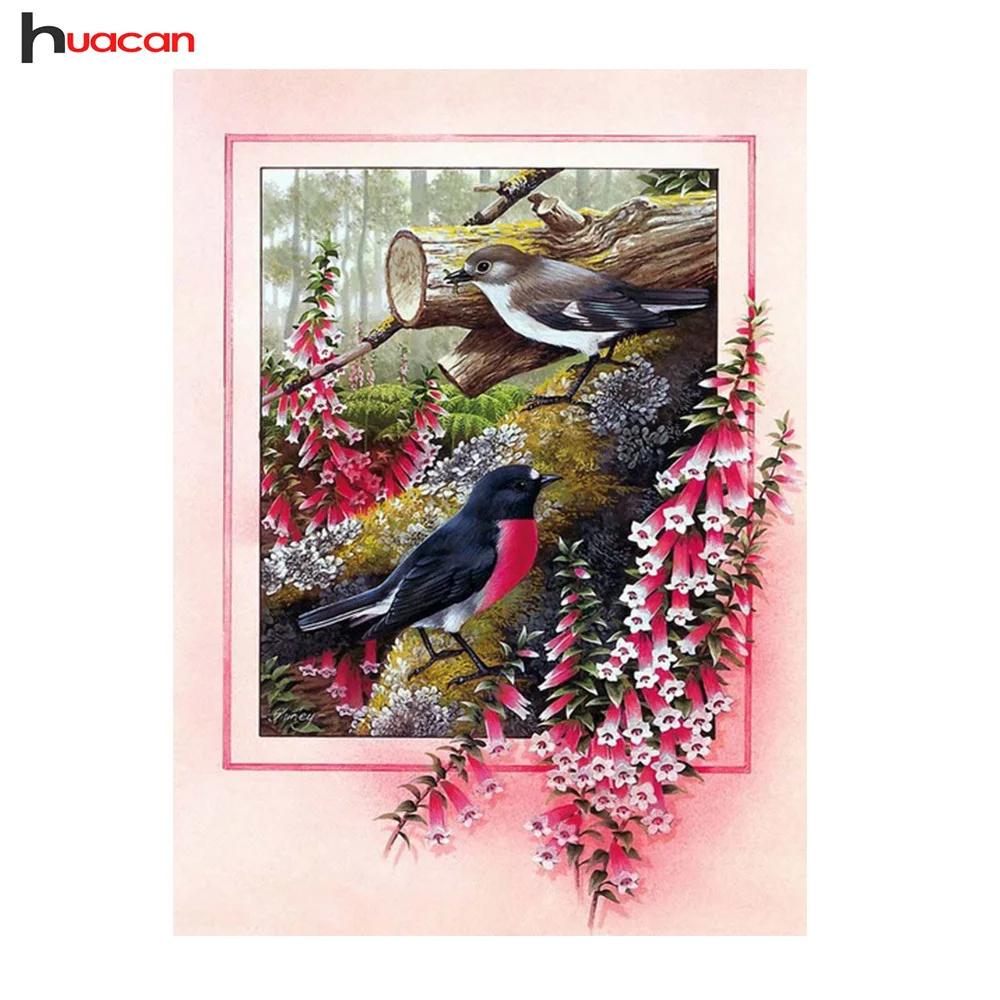 HUACAN Diamond Painting Cross Stitch Animal Full Square Diamond Embroidery Bird Rhinestones Mosaic Painting Flowers Wall Decor
HUACAN Diamond Painting Cross Stitch Animal Full Square Diamond Embroidery Bird Rhinestones Mosaic Painting Flowers Wall Decor