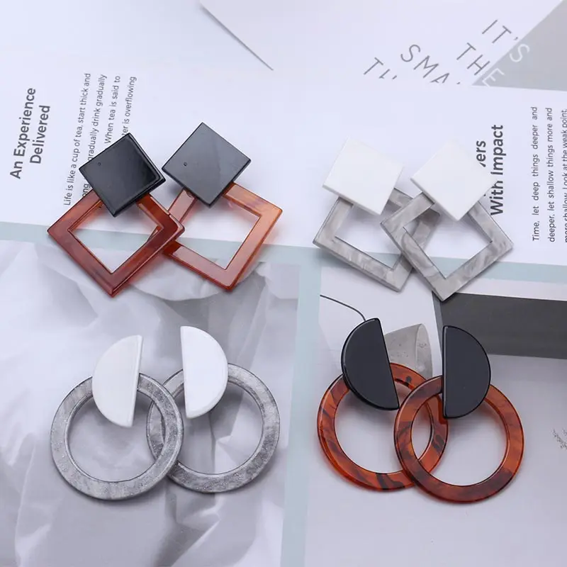 Fashion Statement Earrings 2019 Acrylic Earrings Leopard Geometric Earrings For Women Round Square Hanging Dangle Earring EB832
Fashion Statement Earrings 2019 Acrylic Earrings Leopard Geometric Earrings For Women Round Square Hanging Dangle Earring EB832