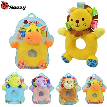 Hot Sel Newborn Rattles Cute Cotton Animal Hand Bell Rings Boy Girl Plush Toys Infant Baby Toddler Dolls For 0-2 Years Kids Gift
Hot Sel Newborn Rattles Cute Cotton Animal Hand Bell Rings Boy Girl Plush Toys Infant Baby Toddler Dolls For 0-2 Years Kids Gift