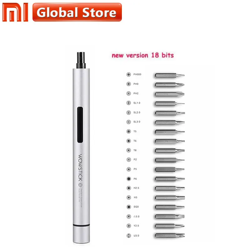 Original XIAOMI Mijia Wowstick 1P+ 19 In 1 Electric Screw Driver Cordless Power work with mi home smart kit all product | Электроника