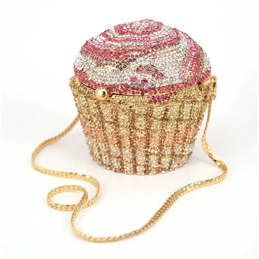 Fashion Diamonds Cupcake Evening Bags Designer Women Shoulder Bags Luxury Crystal Crossbody Bags Charm Clutch Bag Party Purses
Fashion Diamonds Cupcake Evening Bags Designer Women Shoulder Bags Luxury Crystal Crossbody Bags Charm Clutch Bag Party Purses