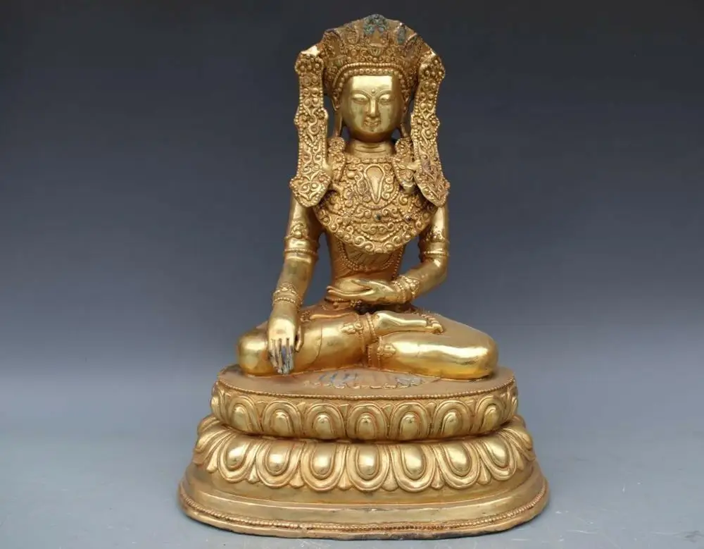 Tibetan Copper Bronze Kwan-yin Avalokitesvara Guanyin Bodhisattva Buddha Statue
Tibetan Copper Bronze Kwan-yin Avalokitesvara Guanyin Bodhisattva Buddha Statue