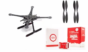 S500 PCB 500mm Quadcopter Frame kit + Naza M Lite Flight Controller Board w/ PMU / LED / Cables / M8N GPS holder