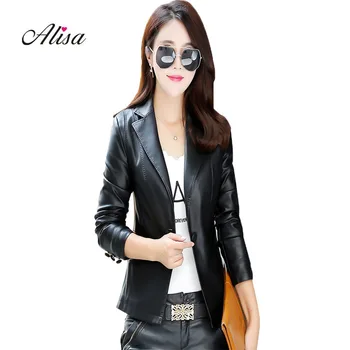 Ladies Red Leather Coats Jaquetas Feminino Couro New Spring Autumn V Neck Plus Size 5xl Black Red Faux Leather Jacket Female
Ladies Red Leather Coats Jaquetas Feminino Couro New Spring Autumn V Neck Plus Size 5xl Black Red Faux Leather Jacket Female
