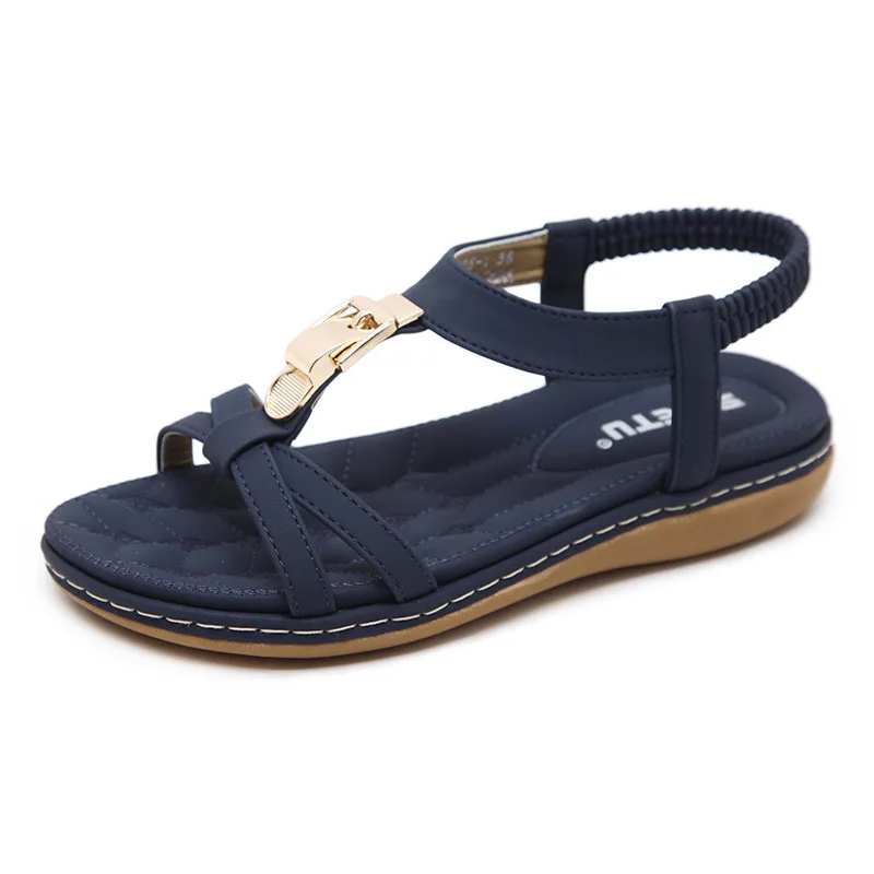 SIKETU 2018 European and American female sandals fashion metal Bohemian diamond flat shoes large size
SIKETU 2018 European and American female sandals fashion metal Bohemian diamond flat shoes large size