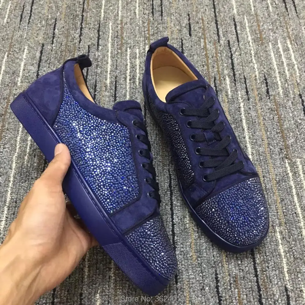 Low Cut cl andgz For Men shoe Purple Blingbling diamond Lace Up Fashion Red bottoms Shoes Sneakers Leather Loafers Flat 2018
Low Cut cl andgz For Men shoe Purple Blingbling diamond Lace Up Fashion Red bottoms Shoes Sneakers Leather Loafers Flat 2018