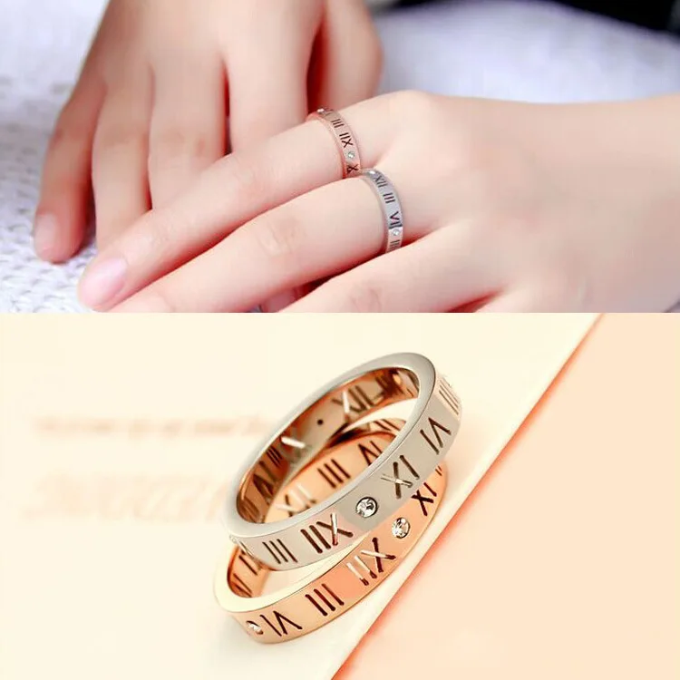 Martick Europe Brand Roman Numerals Rings For Women Wedding Jewelry Stainless Steel With Cubic Tail Rings R2
Martick Europe Brand Roman Numerals Rings For Women Wedding Jewelry Stainless Steel With Cubic Tail Rings R2