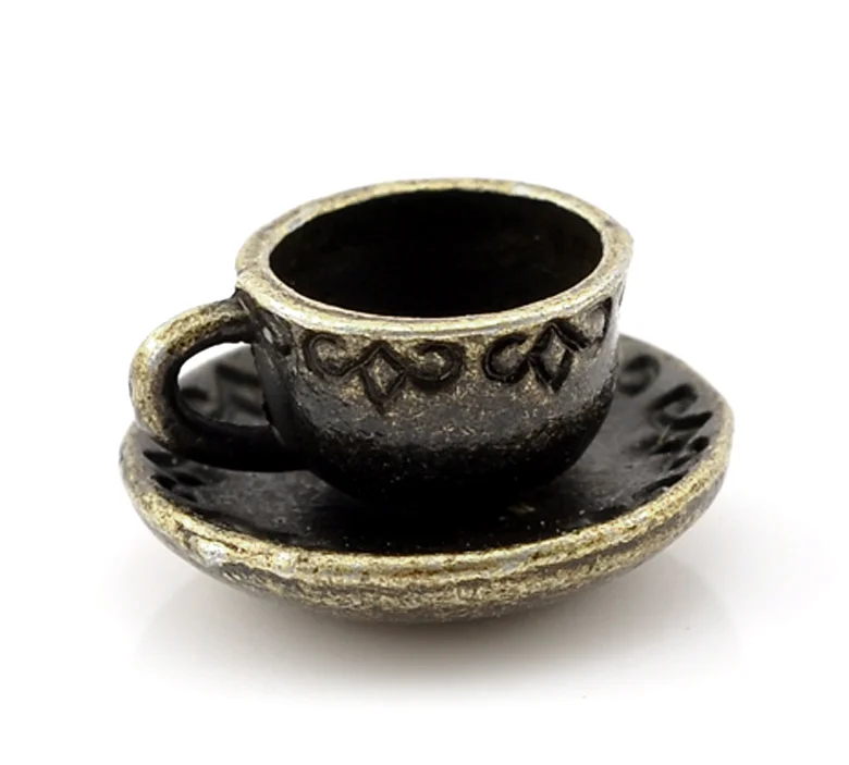 Doreen Box Lovely 20 Antique Bronze Coffee/Tea Cup Mug Tableware Charm Pendants 14x8mm(4/8"x3/8") (B21793)
Doreen Box Lovely 20 Antique Bronze Coffee/Tea Cup Mug Tableware Charm Pendants 14x8mm(4/8"x3/8") (B21793)