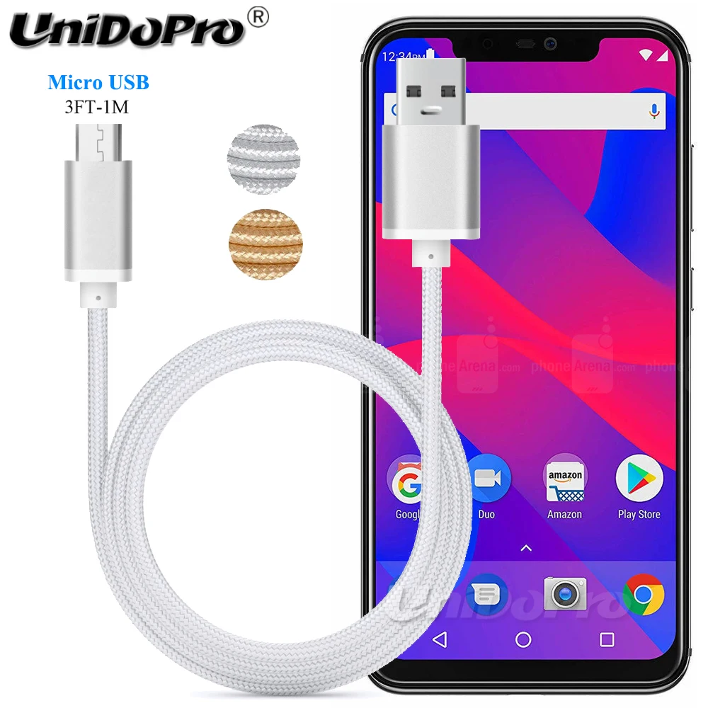 3FT Micro USB Fast Charger for Blu Studio View XL , Dash L5 LTE, Grand 5.5 HD II, Life One X3, R2 Plus Data Sync Charging Cable
3FT Micro USB Fast Charger for Blu Studio View XL , Dash L5 LTE, Grand 5.5 HD II, Life One X3, R2 Plus Data Sync Charging Cable