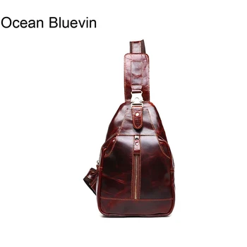 OCEAN BLUEVIN Fashion Brand Oil Leather Mens Chest Bag Chest Pack Genuine Leather Crossbody Shoulder Bags Messenger Bag Male
OCEAN BLUEVIN Fashion Brand Oil Leather Mens Chest Bag Chest Pack Genuine Leather Crossbody Shoulder Bags Messenger Bag Male