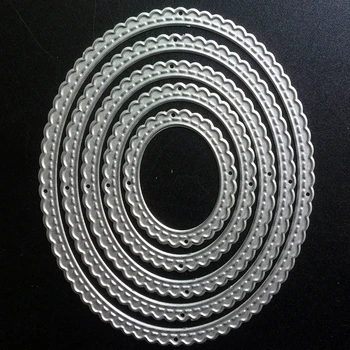 SCD644 Wave Oval Metal Cutting Dies For Scrapbooking Stencils DIY Album Cards Decoration Embossing Folder Die Cuts Mold Tool New
SCD644 Wave Oval Metal Cutting Dies For Scrapbooking Stencils DIY Album Cards Decoration Embossing Folder Die Cuts Mold Tool New