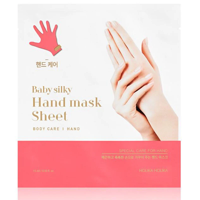 HOLIKA HOLIKA Baby Silky Hand Mask Sheet Korea Cosmetics exfoliating Smoothing Repair Hand Mask
HOLIKA HOLIKA Baby Silky Hand Mask Sheet Korea Cosmetics exfoliating Smoothing Repair Hand Mask