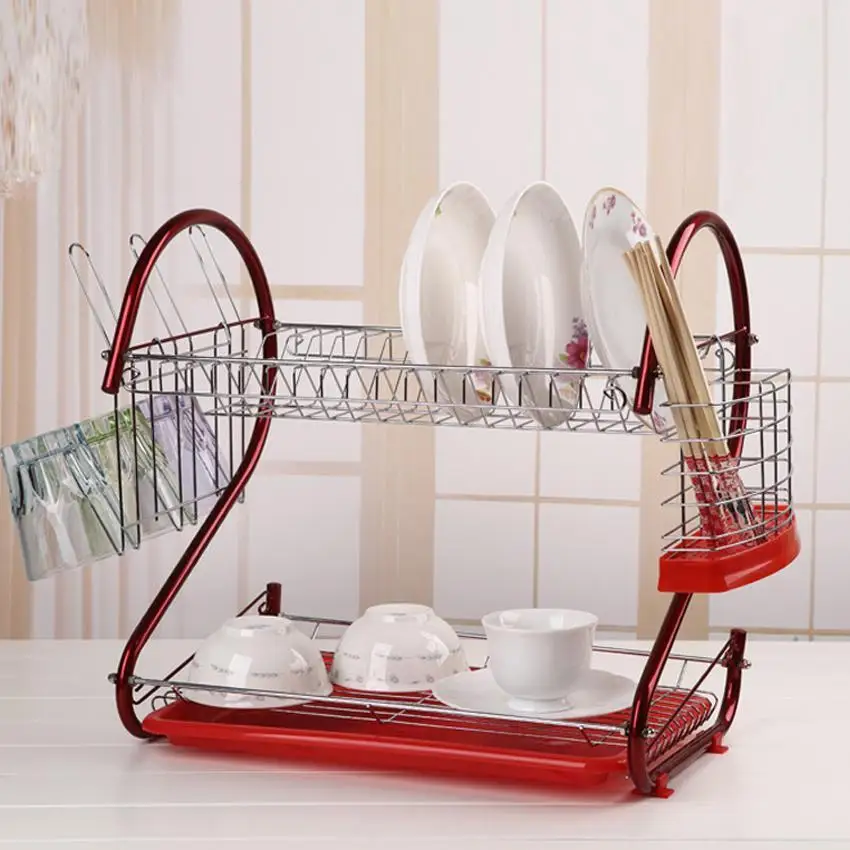 US Stock 2 Tiers Kitchen Washing Holder Stainless Steel Drainer Kitchen Storage Knife Sink Dish Drainer Drying Plate Storage
US Stock 2 Tiers Kitchen Washing Holder Stainless Steel Drainer Kitchen Storage Knife Sink Dish Drainer Drying Plate Storage