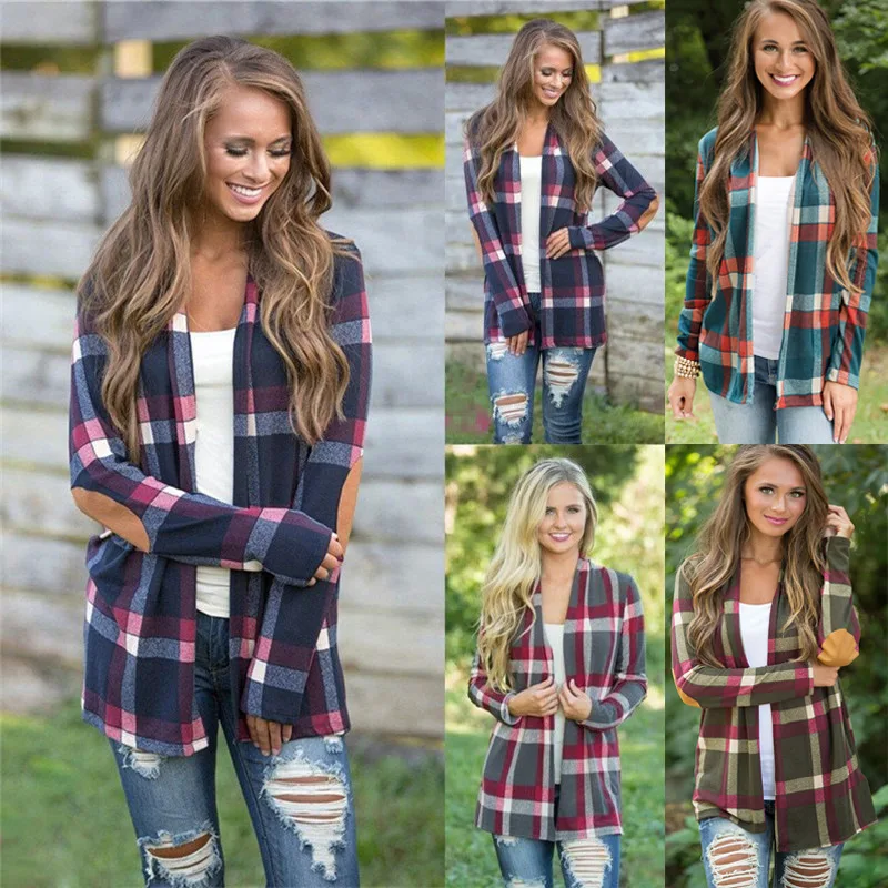 Autumn Cotton Blends Cardigan 2018 New Women Plaid Tops Casual Camisa Feminina Urban Leisure Style Blouse Blusas Mujer De Moda
Autumn Cotton Blends Cardigan 2018 New Women Plaid Tops Casual Camisa Feminina Urban Leisure Style Blouse Blusas Mujer De Moda
