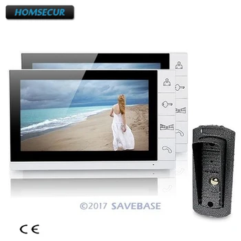 HOMSECUR Wired Video Door Phone Doorbell 9" Lcd Monitor Ir Camera With Metal Shell 1V2
HOMSECUR Wired Video Door Phone Doorbell 9" Lcd Monitor Ir Camera With Metal Shell 1V2