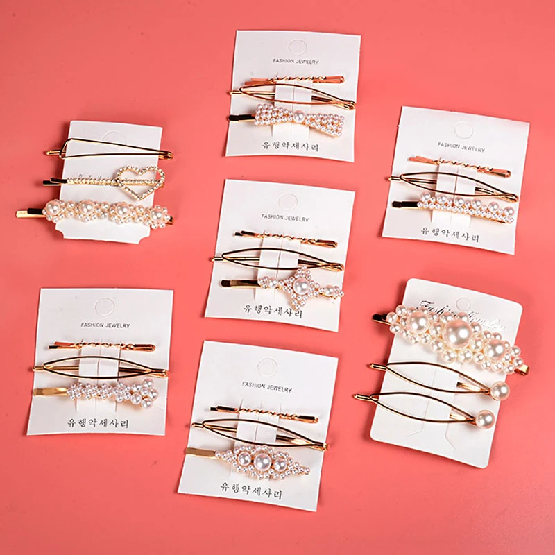 Newest Korean Fashion Pearl Barrettes Set for Women Headwear Jewelry Hair Pins Heart Hairgrips Hair Clips Girls Hair Accessorie
Newest Korean Fashion Pearl Barrettes Set for Women Headwear Jewelry Hair Pins Heart Hairgrips Hair Clips Girls Hair Accessorie