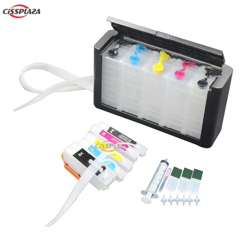 CISSPLAZA T2621 26XL Luxury CISS CIS Ink System compatible for epson Expression XP600 XP605 XP700 XP800 XP510 XP615 XP610 XP605
CISSPLAZA T2621 26XL Luxury CISS CIS Ink System compatible for epson Expression XP600 XP605 XP700 XP800 XP510 XP615 XP610 XP605