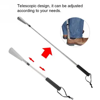 Portable Telescopic Extendable Shoe Horn Stainless Steel Collapsible Handled Shoe Accessories
Portable Telescopic Extendable Shoe Horn Stainless Steel Collapsible Handled Shoe Accessories