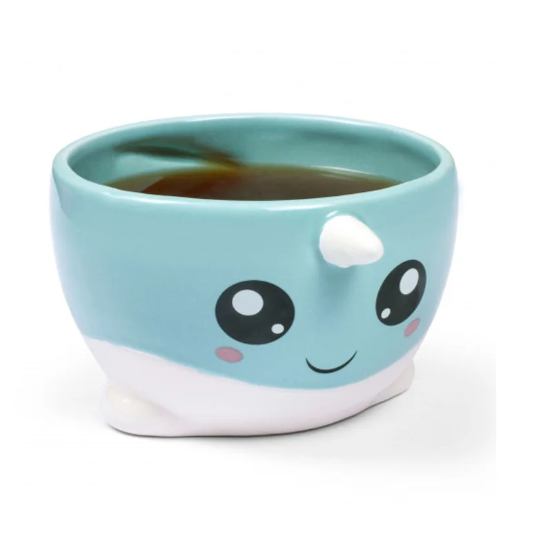 Creative Cartoon Whale Ceramic Mug Cute Coffee Cup Creative Porcelain Water Cup Handgrip Tea Cup Children Breakfast Milk Mug
Creative Cartoon Whale Ceramic Mug Cute Coffee Cup Creative Porcelain Water Cup Handgrip Tea Cup Children Breakfast Milk Mug