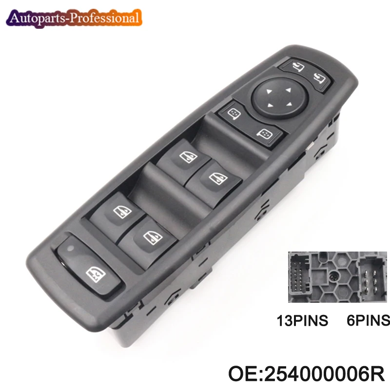 New 254000006R Car Styling Auto Multi-Functional Window Switch Fit For Renault Fluence LZ 1.5 DCI 2010 7700817337 8096100
New 254000006R Car Styling Auto Multi-Functional Window Switch Fit For Renault Fluence LZ 1.5 DCI 2010 7700817337 8096100